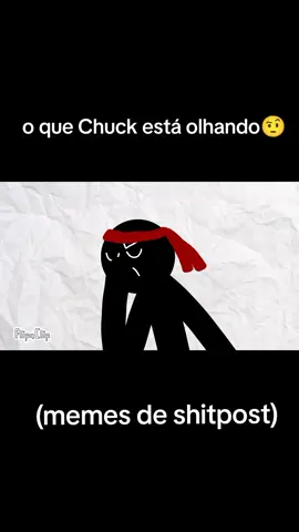 Chuck está olhando a tv e isso aconteceu #meme #flipaclip #shitpost