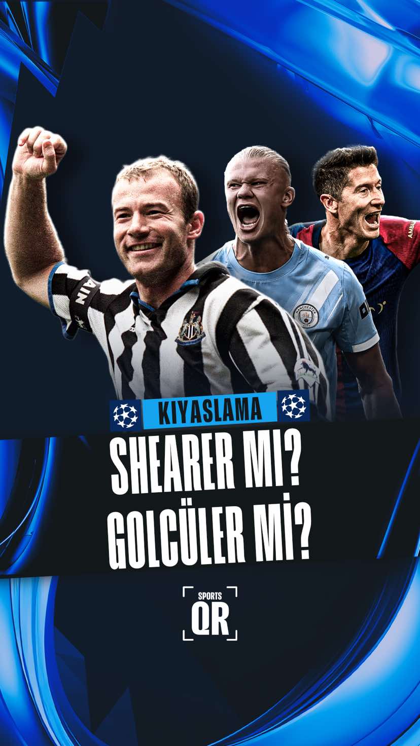 ⚽️ALAN SHEARER MI, GOLCÜLER Mİ?  ➡️Sports QR ekranlarında yorumcumuz Erim Dereli, Premier League tarihinin en golcü oyuncusu olan Alan Shearer'ı güncel forvetlerle kıyasladı. Erim'in tercihlerine katılıyor musunuz. Yorumlara bekliyoruz...