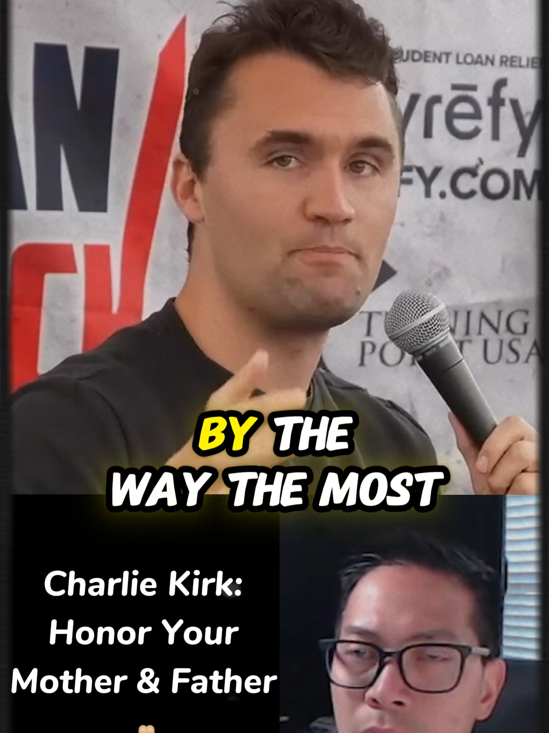 Charlie Kirk's Advice: Honor Your Mother And Father! #LifeLessons #realtalk #Jesus #God #Faith #Christianity #Wisdom #charliekirk #FreshInSpirit #FaithAndFamily #ChristianParenting #Grace