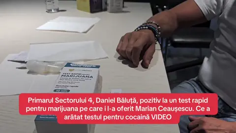 Primarul Sectorului 4, Daniel Băluță, pozitiv la un test rapid pentru marijuana pe care i l-a oferit Marian Ceaușescu. Ce a arătat testul pentru cocaină VIDEO Primarul Sectorului Daniel Băluță a făcut joi, 18 septembrie, un test rapid pentru marijuana la care ar fi ieșit pozitiv. Testul i-a fost oferit de protestatarul Marian Ceaușescu, care a filmat întreaga procedură și a postat-o pe Facebook. Daniel Băluță a făcut și un test rapid pentru cocaină la care însă a ieșit negativ. Testul a fost făcut în contextul în care Marian Ceaușescu l-a provocat pe edilul Sectorului 4 să facă un test anti-drog, iar acesta a acceptat. Ceaușescu precizează că testul a fost neanunțat. Primarul Sectorului 4 s-a apărat spunând că probabil rezultatul se încadrează în marja de eroare bine cunoscută a testelor anti-drog. „Sunt convins că acest test face parte din marja de eroare pe care o are orice categorie de test de genul acesta”, spune Băluță. Marian Ceaușescu a mai spus că urmează să-l testeze și pe primarul Sectorului 3, Robert Negoiță, tot neanunțat. #marianceausescu #danielbaluta #blitzmonden 