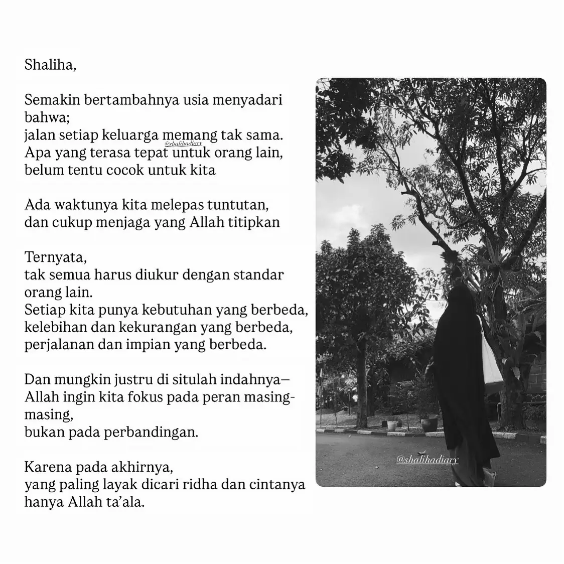 Semoga penjagaan Allah melingkupi kita dan keluarga . In frame : Kiara Long French Khimar by @Shaliha Factory 