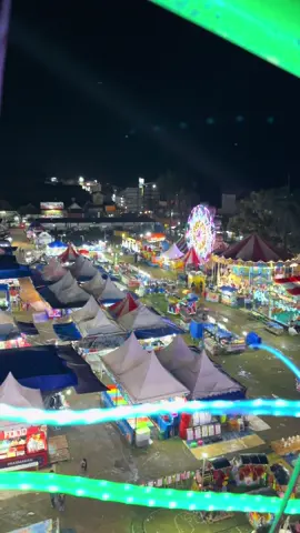 Pasar malem Haurgeulis dari atas kincir angin… #pasarmalam #haurgeulis_indramayu 