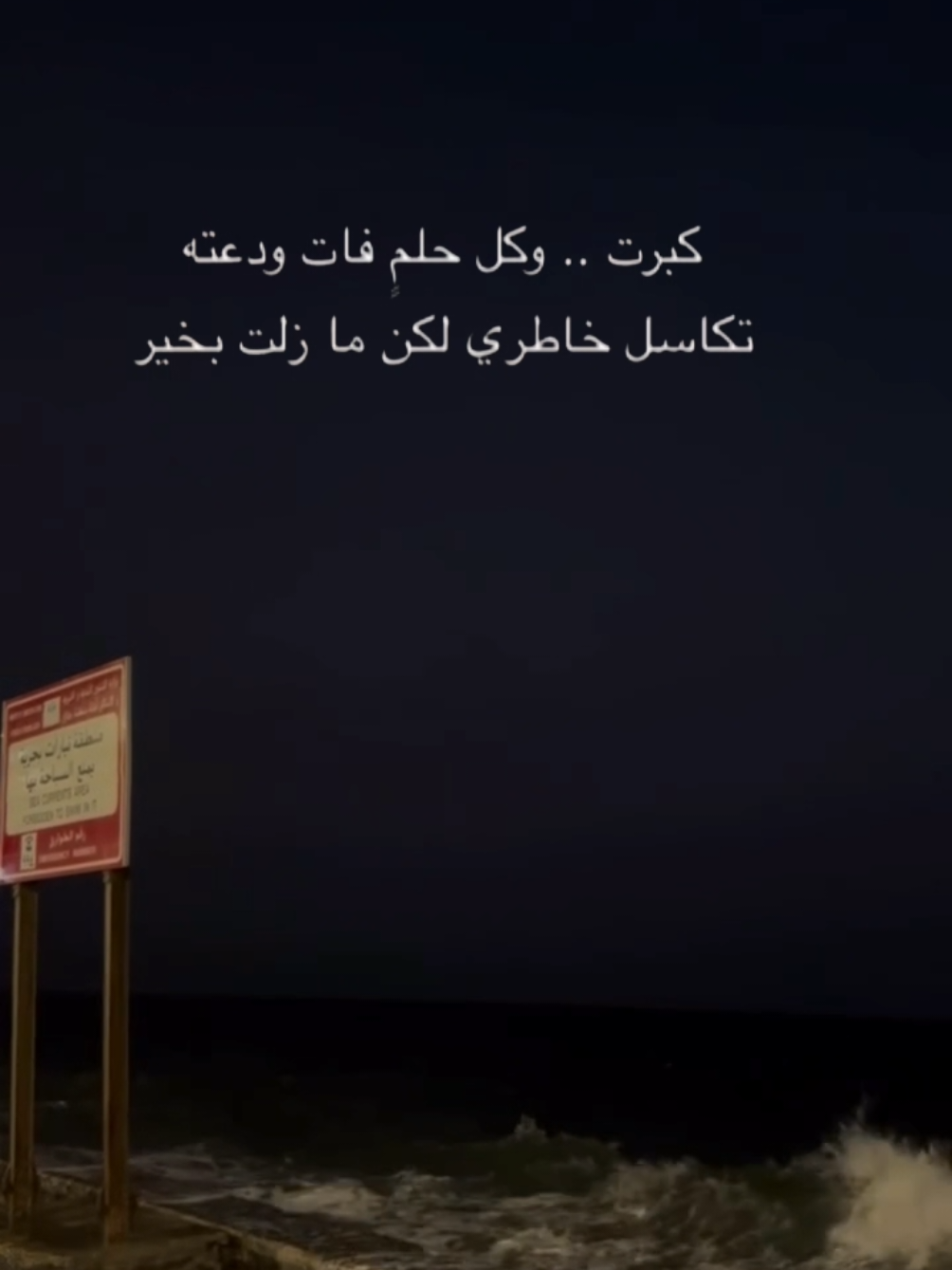 كبرت .. وكل حلم فات ودعته . . . شعر #قصيدة #فن #لايك #اكسبلور #كومنت                        