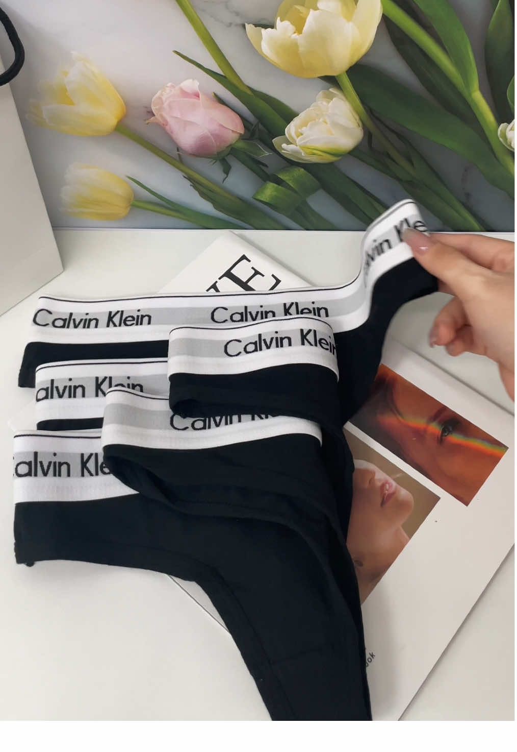 Calvin Klein Women's Thongs 3 #foryou #foryoupage❤️❤️ #2025😱😱 #tiktokshop 