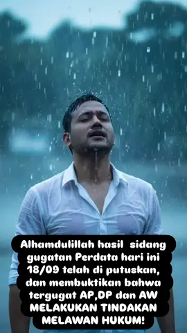 Akhirnya Putusan Pengadilan Menyatakan Ada 