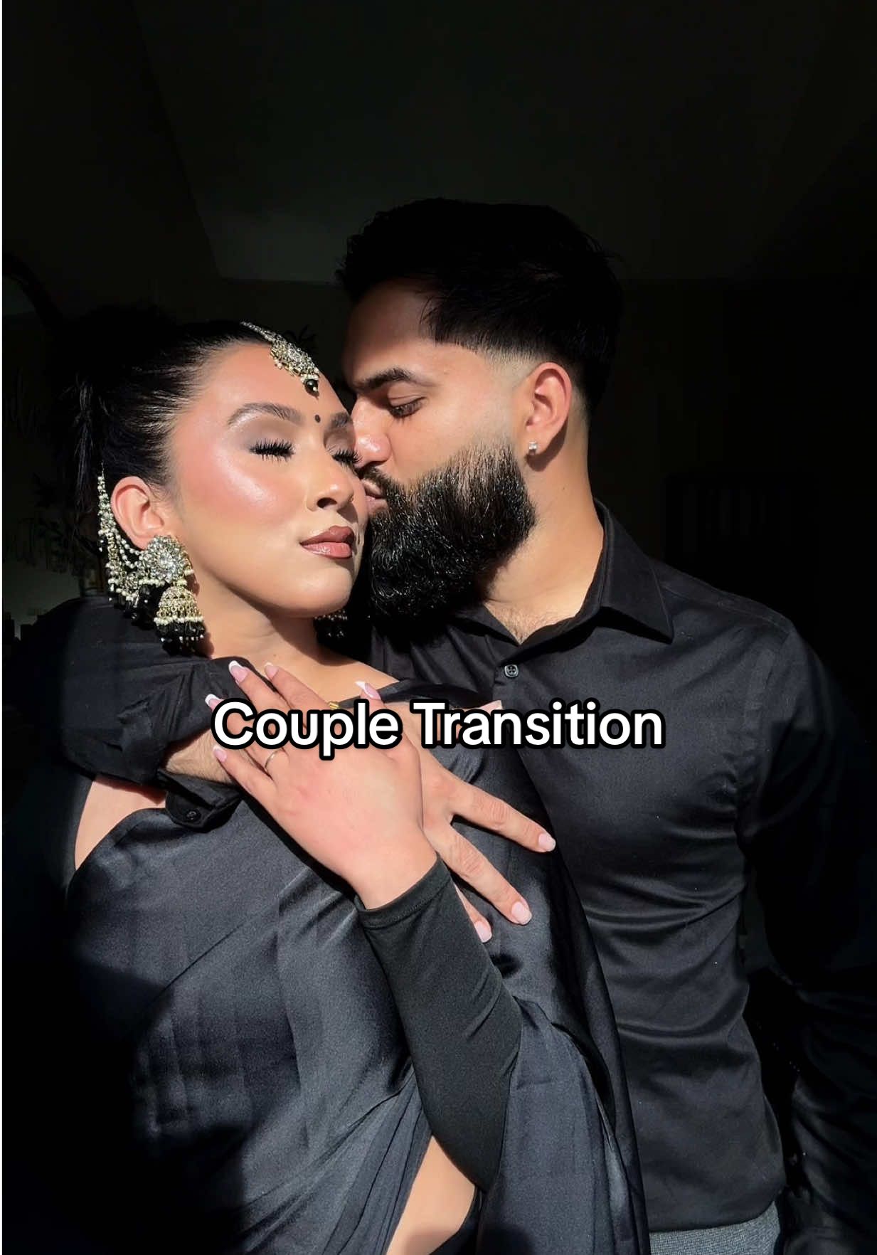 Omg the final look 🖤🙈 how did we do?  #trend #couple #transition 
