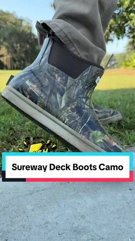 Sureway Deck Boots Camo #boots #men #shoes #tiktokshopcybermonday #tiktokshopblackfriday 