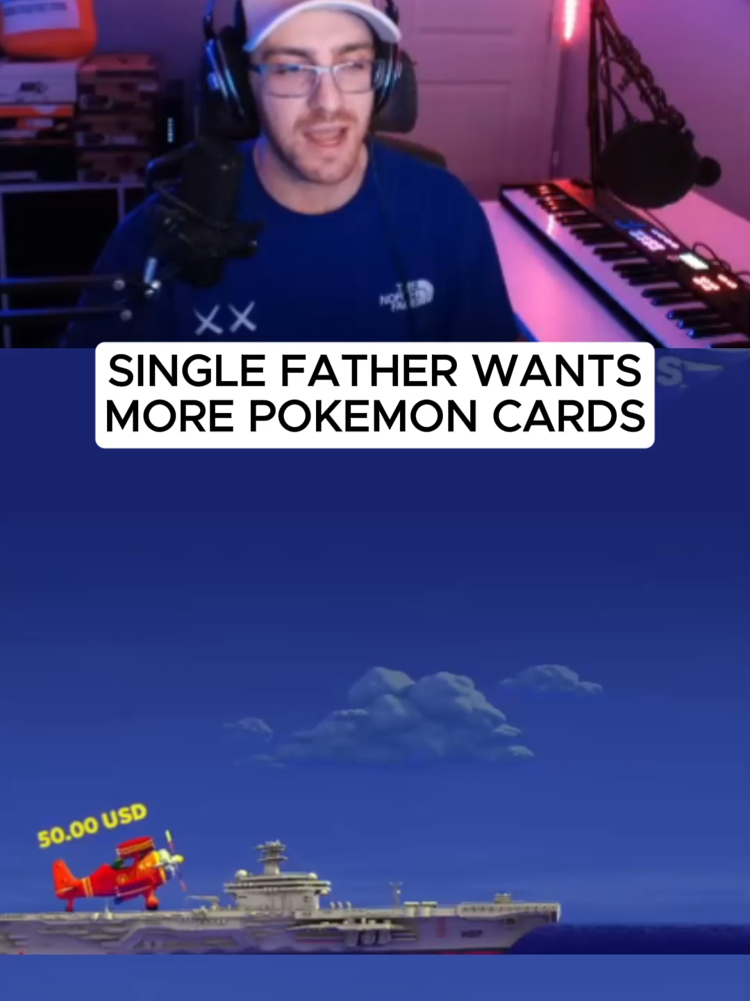 He needs a big collection 😭#kickstreaming