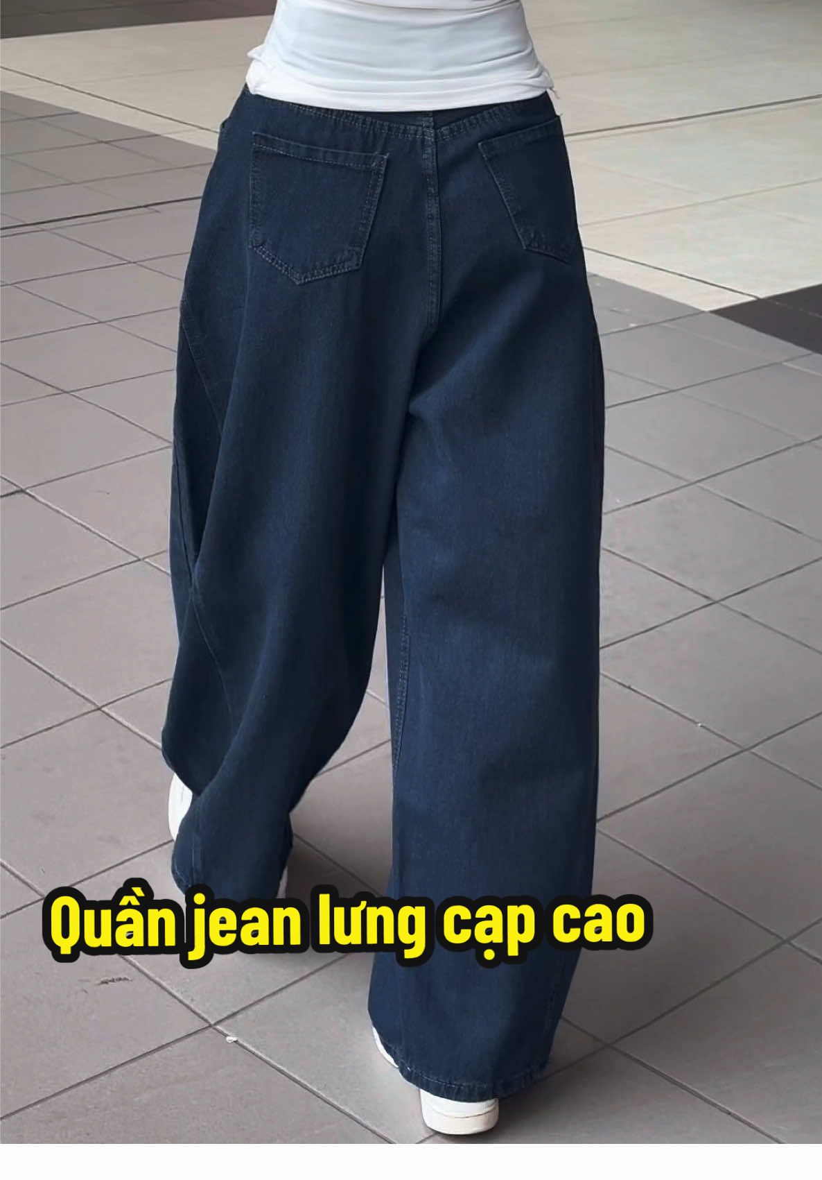 Jean lưng cao #viral #tiktok #quanjeanongrong #retroshop 
