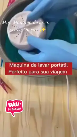 ✨ Mini Máquina de Lavar Portátil Ultrassônica 3 em 1 – Lava Roupas & Louças 📌 Apresentação do Produto:  A solução prática e moderna para quem não tem tempo a perder! A Mini Máquina de Lavar Portátil Ultrassônica 3 em 1 é leve, compacta e eficiente, perfeita para lavar roupas pequenas, itens delicados e até louças, com tecnologia ultrassônica que economiza água e energia. ⚡ Soluções: Cansado de acumular roupas íntimas e meias para lavar na máquina grande? Mora em kitnet, república ou viaja muito e não tem espaço para uma máquina tradicional? Precisa de praticidade para lavar louças sem esforço? 💡 Características & Benefícios: 🔊 Tecnologia Ultrassônica: remove sujeira e resíduos sem danificar tecidos. 👕 Lava roupas íntimas, baby look, meias e peças delicadas. 🍽️ Funciona também como lava-louças portátil. 🔌 Alimentação por USB: use em qualquer lugar! 🌎 Compacta, leve e fácil de transportar — ideal para viagens. 💧 Economia real: baixo consumo de água e energia. 🏠 Onde usar: Kitnets, apartamentos pequenos, repúblicas. Viagens, camping, motorhome. No dia a dia para roupas íntimas e utensílios de cozinha. 👉 Não perca tempo nem energia! Clique na sacolinha laranja no TikTok Shop e garanta já sua Mini Máquina de Lavar Portátil Ultrassônica 3 em 1! #minimaquinadelavar #donadecasa #mulher #praticidade #utilidades 