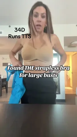 The best strapless bra for large busts that stays in place #bra #straplessbra #bras #hsia #largebustapproved 