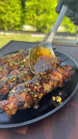 Grilled Chicken Skewers #chicken #bbq #food #Recipe 