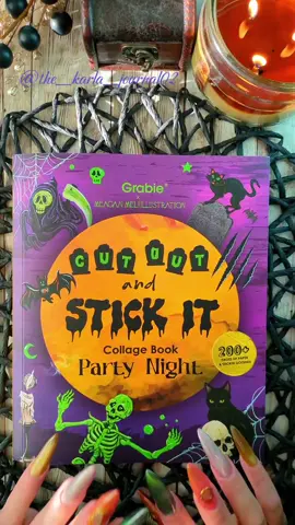 Hello Everyone I'm obsessed with this cut out Halloween 👻🎃 book!! it's amazing it has everything you need to create cards and scrapbook Pages 📜 🕷️YOU All NEED IT 🥰🕸️ the stickers are so cute 💜🖤✨ Thank you so much @grabieofficial  Enjoy it 📖 thank you for watching 💜  . . . . #asmr #unboxing #scrapbooking #halloween #creatorsearchinsights 