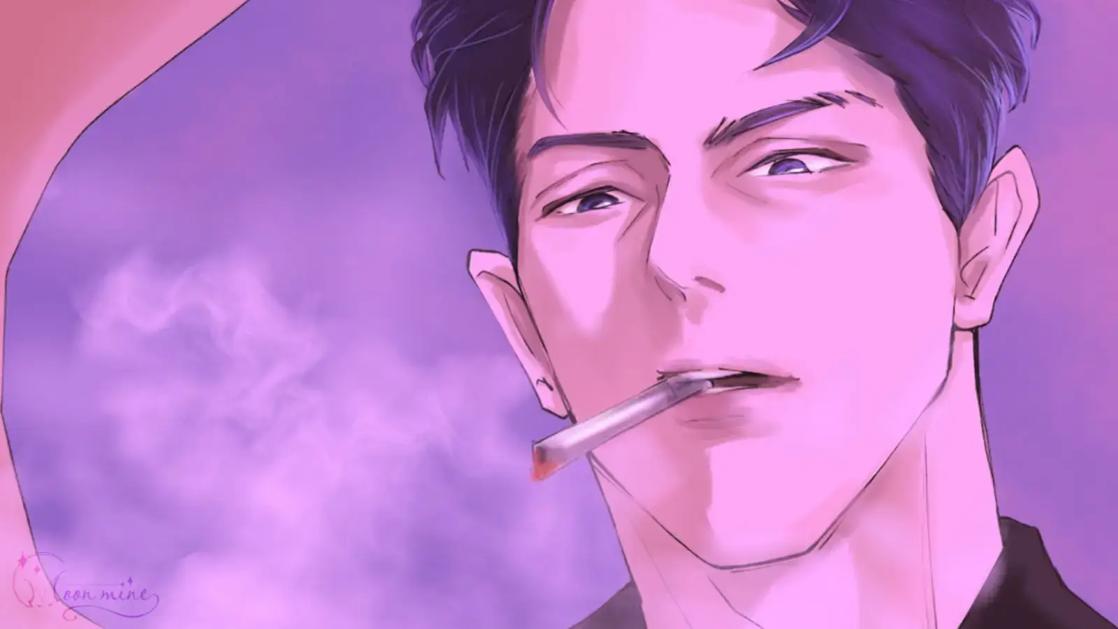 HALOOKK aku kembali lagi hehe, yg request papi papi papi papi papi nih kurang baiq ap c aku. Videonya suda di post sebelum ini ya, u can check it out!🥺💜 #rionkenzo #tokyonoirfamilia #fanart #mikazukiarion #digitalart 