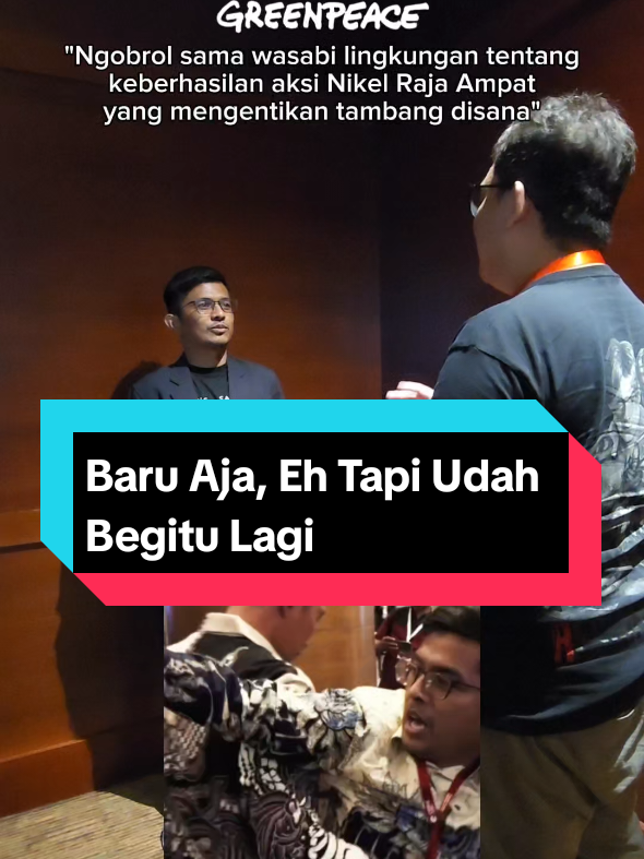 Yaelahhh 🥲 #greenpeaceid #saverajaampat 