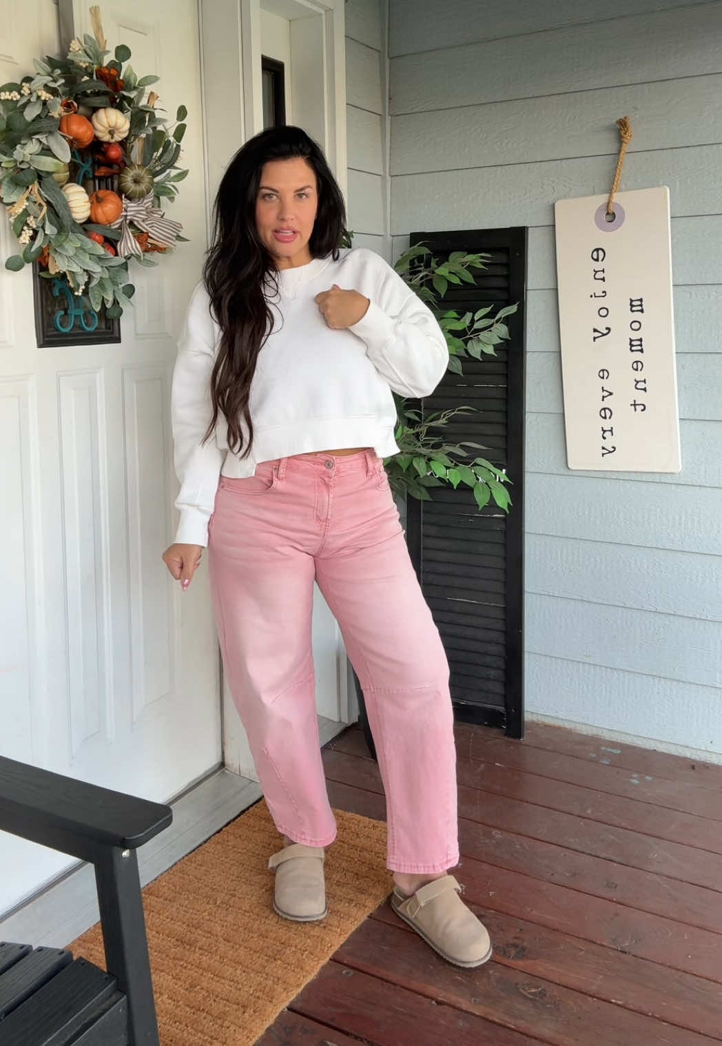 👖 💗  #stretchyjeans #shortgirl #curvygirl 