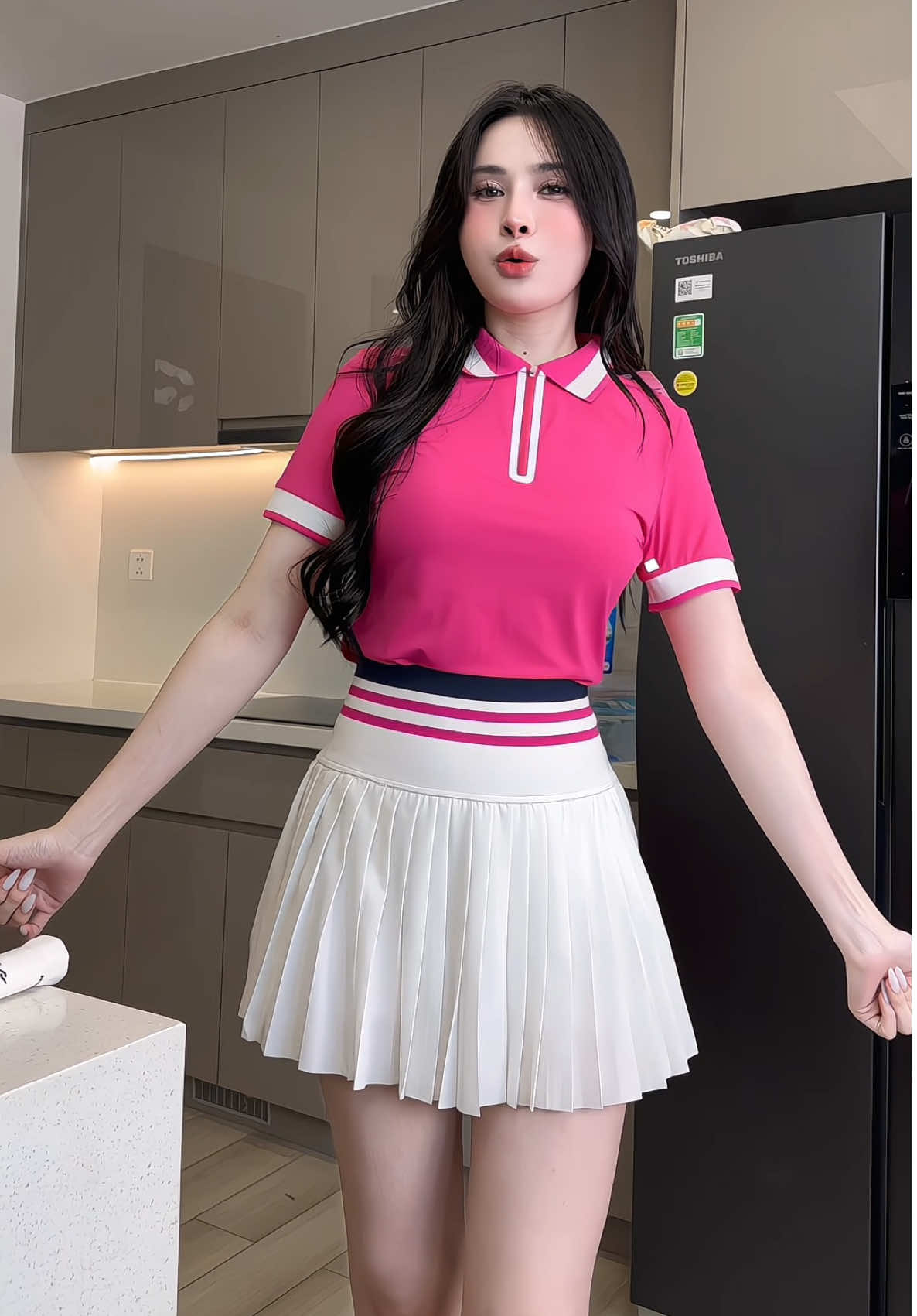 Đẹp từ sân tập ra phố với váy pickleball bộ 💕 ♥️#cosleaf #minmetbay #viral #xuhuongtiktok #xuhuongtiktok2025 