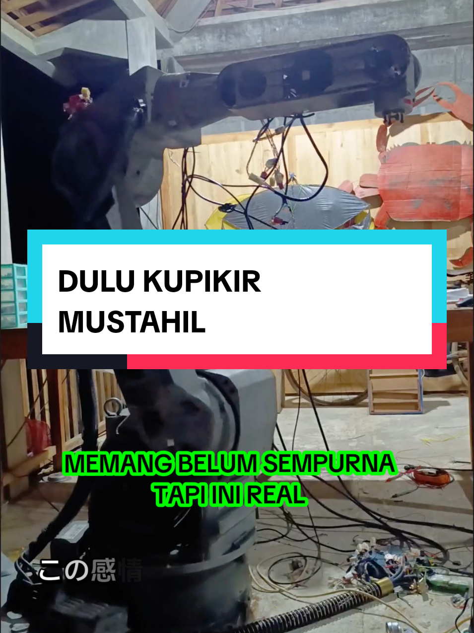 Dulu aku pikir mustahil, Memang belum sempurna tapi ini real. #indonesia #motivation #transformation #konoha  #robotika 