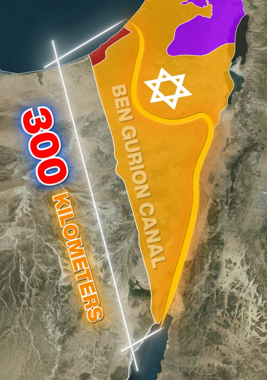 Ben Gurion Canal vs Suez Canal #israel🇮🇱  #egypt #usa #map 