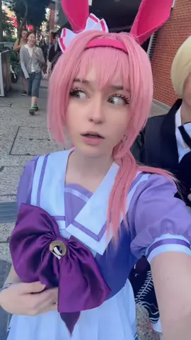 Snack time #fyp #cosplay #haruurara #haruuraracosplay #umamusume @Frenchy 