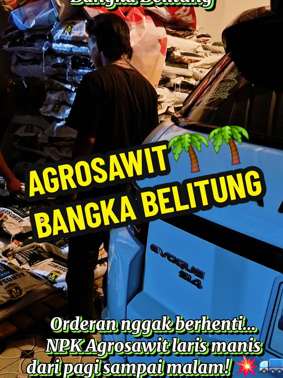 Agrosawit Semakin viral dan di buru para petani sawit di Bangka Belitung🚛🌴💯 #petanisawitindonesia🇮🇩 #pupukagrosawit #npkagrosawit #distributoragrosawit #hargapupukagrosawit 