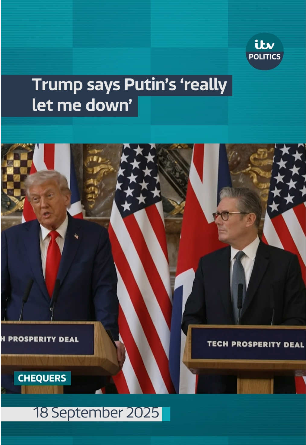 President Trump says he is working hard to end the conflicts in Gaza and Ukraine and wants it ‘done right’. #itvnews #usa #politics 