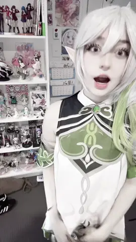 ignore my lash coming off #nahida #GenshinImpact #nahidacospla #cosplay #fyp