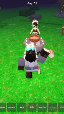 Yosho! Hai yay yay!🔨🧺#robloxfyp #99daysintheforest #foryou #fyp #mochi 