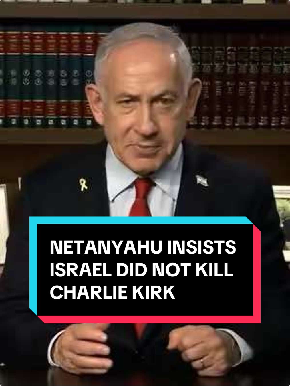 Israeli Prime Minister Benjamin Netanyahu condemned as a “monstrous lie” claims that Israel was linked to #CharlieKirk’s murder, calling them false and dangerous. He praised Kirk as a “once-in-a-century talent” who defended freedom, America, and Judeo-Christian values. #news #newsweek #politics #Israel