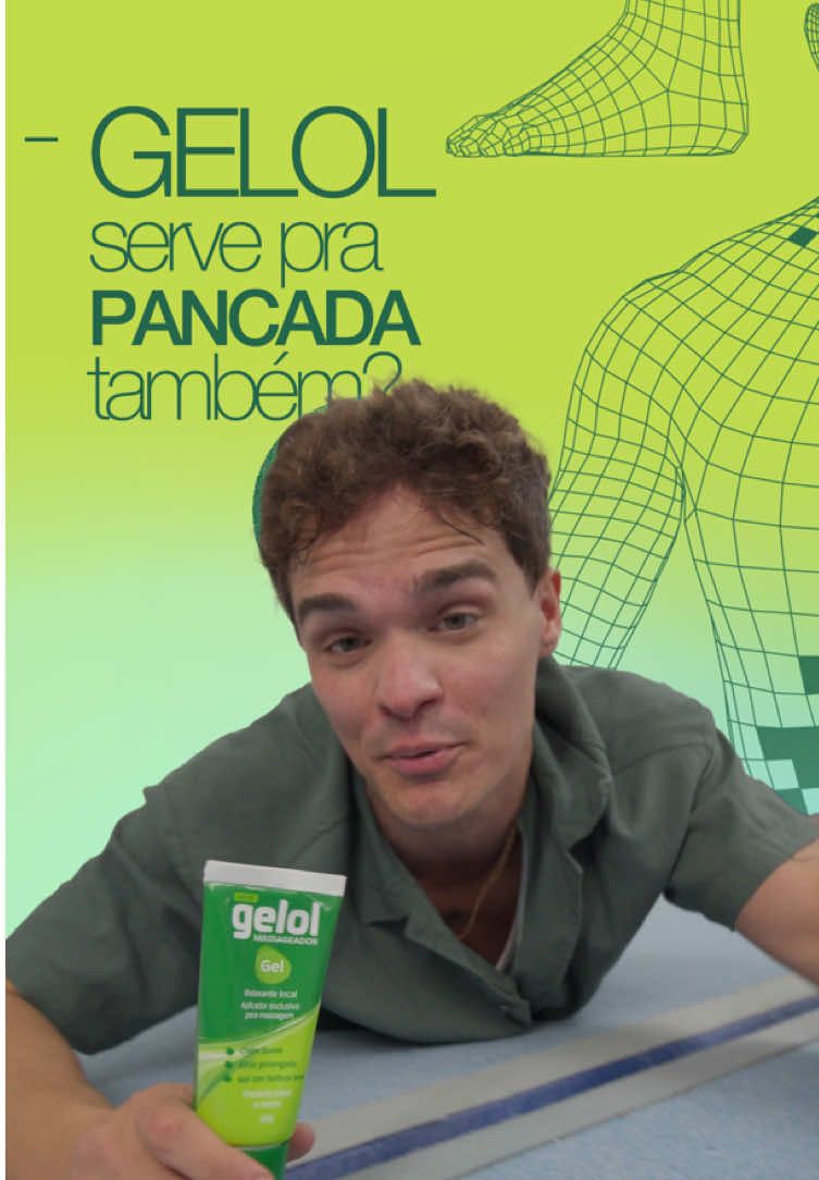 Com ação analgésica e anti-inflamatória, Gelol serve pra dor muscular e pancada!💚 #Gelol #Dor #Pancada #sessãogelol 