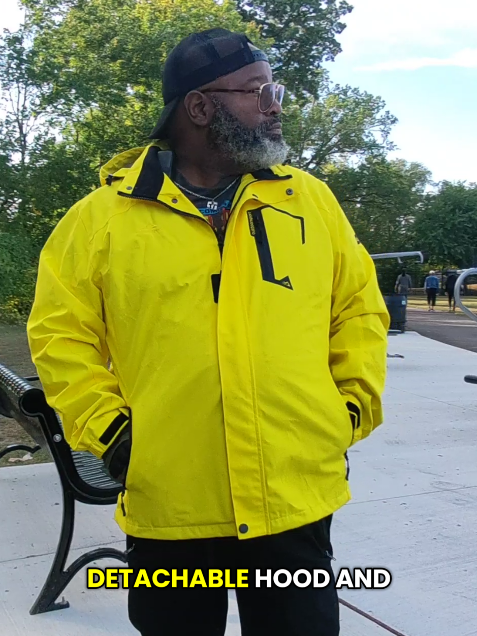 Rain or shine, this jacket's got your back! It's lightweight, waterproof, and perfect for any adventure #jacket #windbreaker #mensjacket #outdoorwear #mensjackets