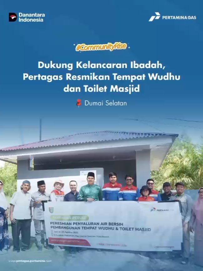 CSR Pertagas Dukung Kelancaran Ibadah
