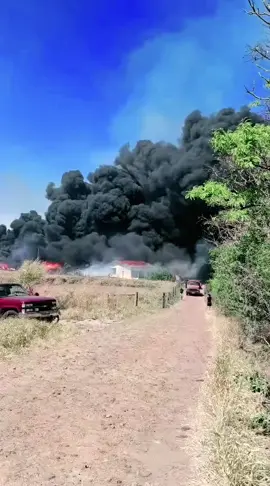 Bom dia com esta imagem triste 😢😢 da casa do meu vizinho.  A importância de nao colocar fogo em pasto neste tempo seco 🥺