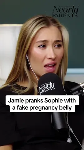 Should we give Jamie a REAL pregnancy simulator?! 🤔 New episode out now!! Jamie asks Sophie to open the relationship and and surprises Sophie with a fake replica belly 🤣 Search ‘NearlyParents podcast swingers’ on YouTube, Spotify or Apple. 