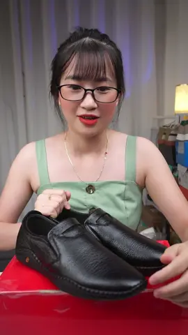 Giày lười da bò chống nhăn #giaynam #giayluoi #giayda #giaydabo #giay1988 