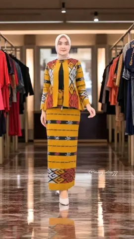 ONE SET TENUN, SETELAN OUTER DAN ROK TENUN JEPARA, BAJU KANTOR, BAJU KONDANGAN Setelan #setelanwanita #oneset #kondangan #ootdfashion #trending 