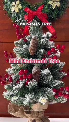 no space pero gusto magkaron ng christmas tree?🎄 baka ito na yung hinahanap mo miii😍 #minichristmastree #christmastree #christmas #smallchristmastree 