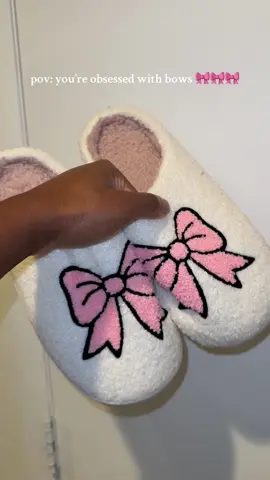 🎀🎀🎀 #bowslippers #bows #tiktokshop 