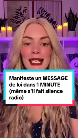 1 minute et son message s’affiche sur ton écran grâce à ce rituel 📲 #manifesterunmessage #ritueldamour #ritueldamourpuissant #manifester #loidelattraction 
