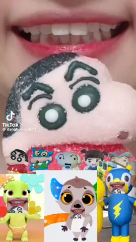 Tilly baby kamo zap mascot #eatfoodyummy #foodtiktok #eatingshow #ASMR 