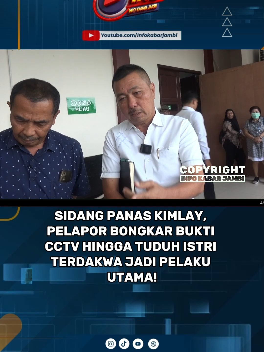 🔥 Sidang lanjutan kasus Eddy Gunawan alias Kimlay kembali digelar di Pengadilan Negeri Jambi! Dalam sidang kedua ini, terdakwa melalui penasihat hukumnya mengajukan nota keberatan (eksepsi). Namun, pelapor menilai eksepsi tersebut tidak relevan dan justru membongkar berbagai fakta mengejutkan di hadapan media. 👉 Pelapor mengungkap: Putusan perdata hingga Mahkamah Agung sudah inkrah Bukti CCTV dan video kejadian siap dibuka di persidangan Dugaan pemalsuan akta perusahaan ikut disorot Bahkan menuding istri terdakwa sebagai pelaku utama! Sidang berikutnya akan digelar pekan depan dengan agenda tanggapan dari Jaksa Penuntut Umum. Apakah fakta baru akan terungkap? Simak selengkapnya di video ini! #SidangKimlay #PengadilanJambi #KasusKimlay #BeritaJambi