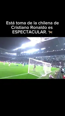 Está toma de la chilena de Cristiano Ronaldo es ESPECTACULAR. 🐐 #cr7 #cr7fans #cristianoronaldo #cristianoronaldofans #goat #realmadrid #realmadridfans #halamadrid #ucl #championsleague #football