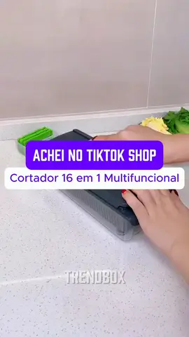 Cortador 16 em 1 Multifuncional #cozinha #tiktokshop #donadecasa #promocao 