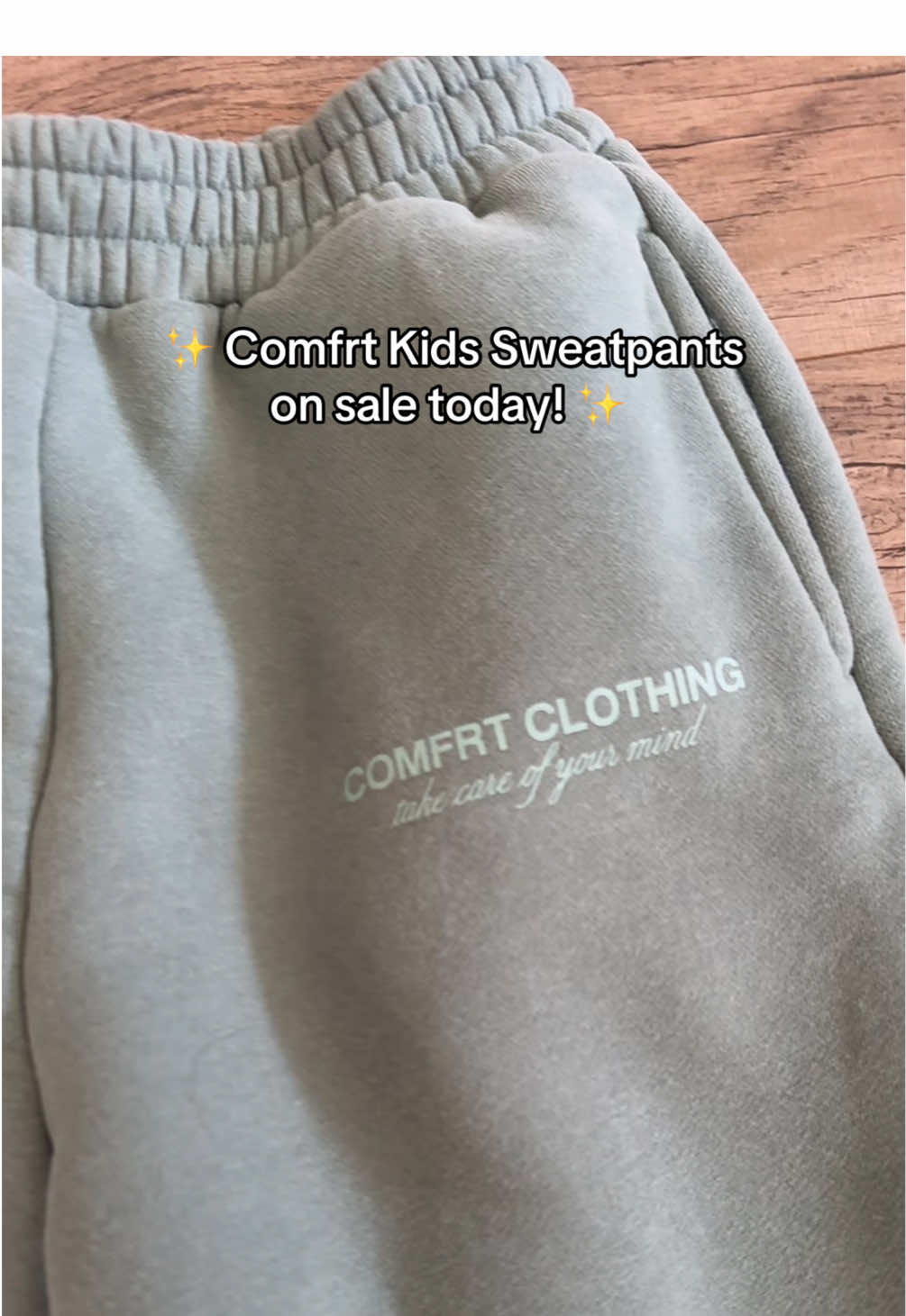 #comfrt #comfrtkids #sweatpants #tiktokshoprestock 