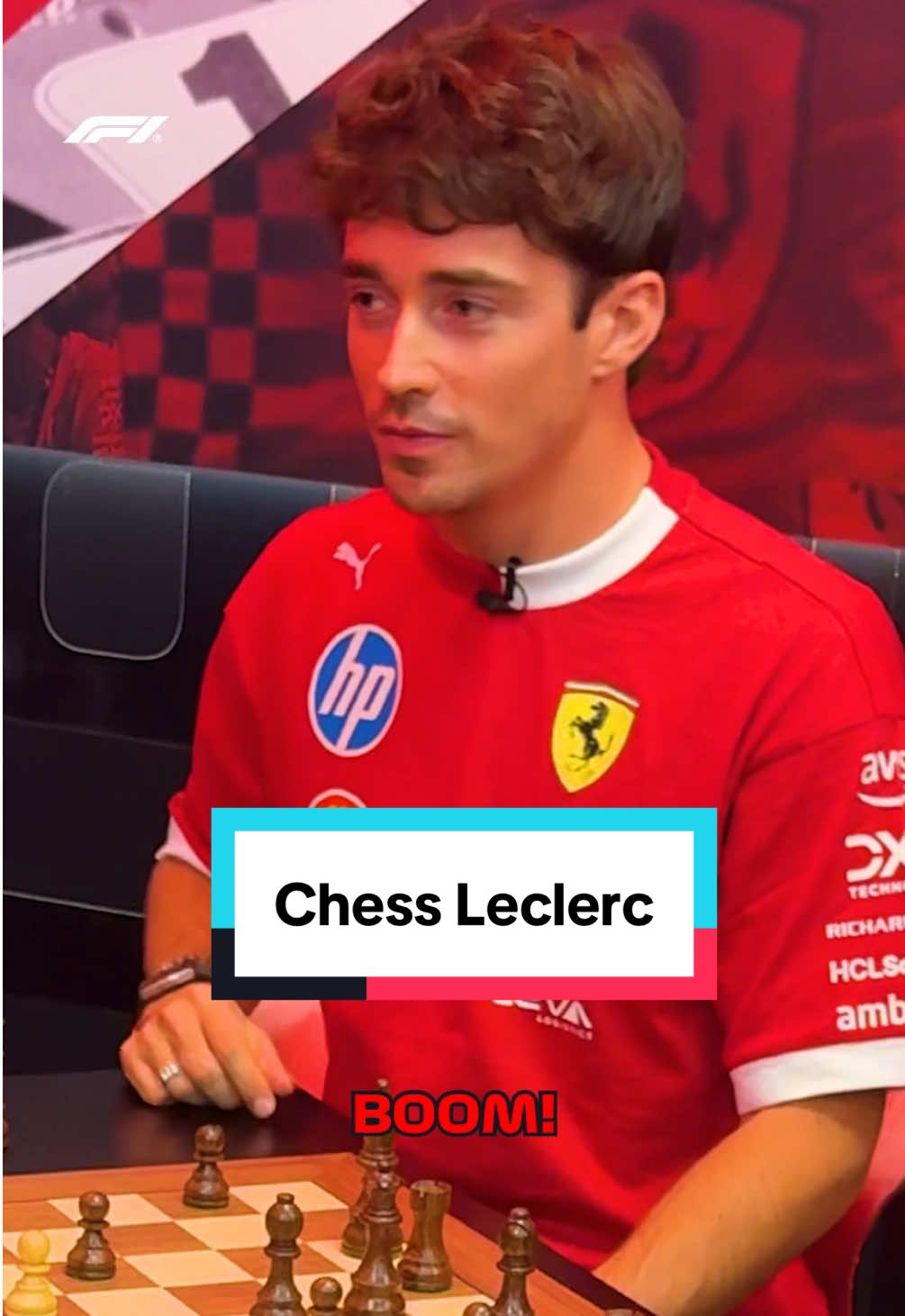 charles was having the time of his life playing chess 🥹♟️ #f1 #formula1 #charlesleclerc #lewishamilton #chess 