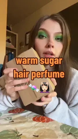This stuff smells SO GOOOOD 100/10  #hairperfume #smellgood #perfumetok #warmsugarhairperfume #warmsugar 