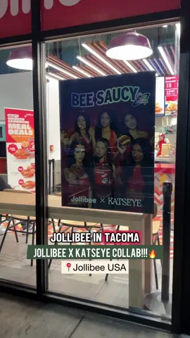 This is the collab I never knew I needed 🤣 @Jollibee USA x @KATSEYE just launched their Korean BBQ chicken special and I’m hooked!! You can get KBBQ chicken (highly recommend ordering this with steamed rice) and KBBQ chicken sandwich!🍗 I already knew the chicken was going to be good as a long time Jollibee fan (we’re talking over 30+ years 🤣), so what really surprised me was the sauce! I love how bold the flavors are!🔥 Sticky, umami-rich, sweet with a nice spicy kick, each bite is gonna leave you wanting more 😋 Now that’s a GNARLY collab!💯 I visited the Jollibee at the Tacoma Mall washington location LET’S EAT!🩷
