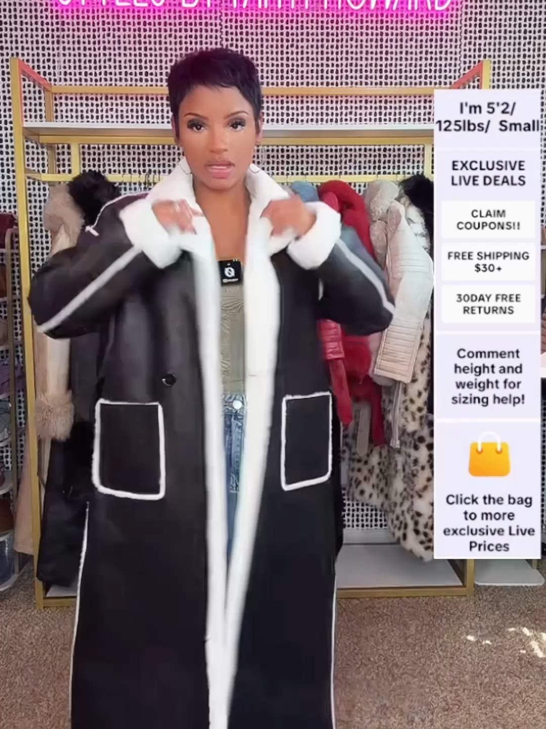 Pop on the fluff! Tie the belt! Boom hourglass! Plush outside, silky inside, slides over sweaters like butter! Longline warmth without the marshmallow look AND Pockets for snacks and secrets!👀 If you see me wearing this four days in a row, NO YOU DID NOT! 🤣Tap buy and join the cozy club!!! Cozy glam in seconds! Self tie belt! Longline warmth! Pockets obviously! Add to cart! #tiktokmademebuyit #viralfind #musthave #shopnow #onlineshopping #fauxfurjacket #beltedjacket #longjacket #womensouterwear #cozyfashion #fallfashion #winterfashion #softtouch #elegantstyle #everydaystyle #layeringseason #fashionfinds #giftideas #styleinspo