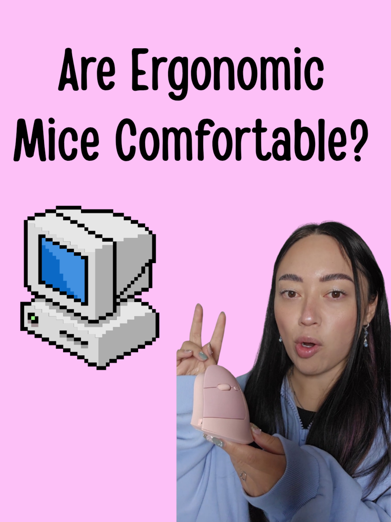 Are ergonomic mice comfortable? And does this one have... a volume knob? #ergonmicmouse #desksetup #pcsetup #wfhsetup #deskaesthetic 