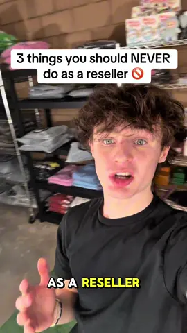 NEVER do these things as a reseller🚫  #reselling #resellingbusiness #vendor #resell 